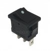 Switch rocker MRS101 black SPST